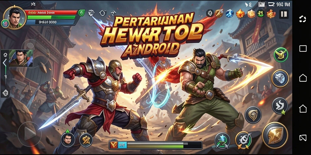 Tangkapan layar gameplay 9SL menampilkan aksi pertarungan yang intens.
